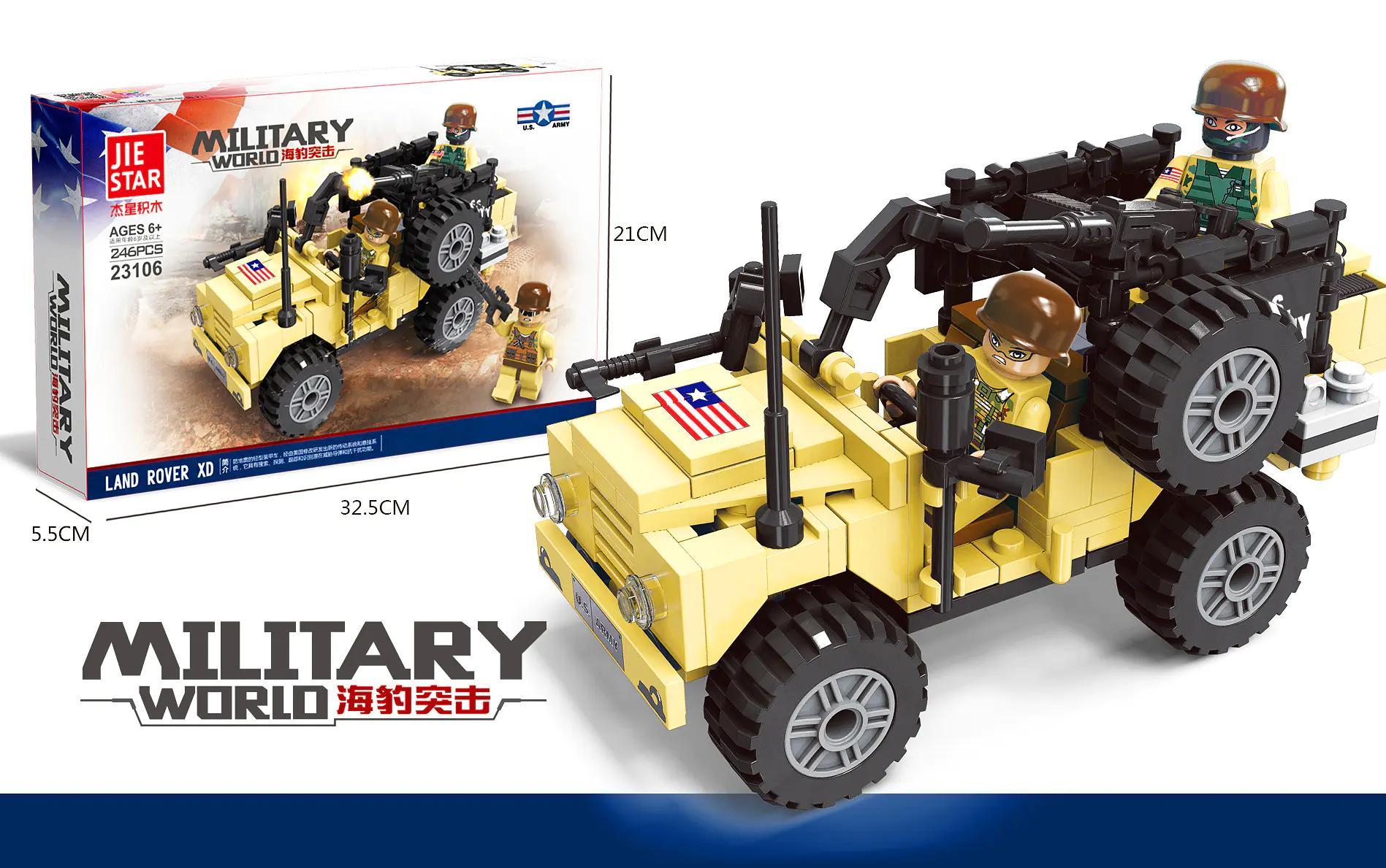 Xe Jeep Quân Sự Land Rover XD JIESTAR 23106