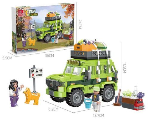 Hộp bộ đồ chơi xe cắm trại ngoài trời JIESTAR 59212