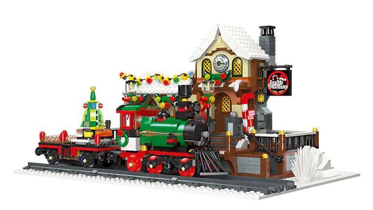 Mô hình Nhà Ga Giáng Sinh JIESTAR 89142