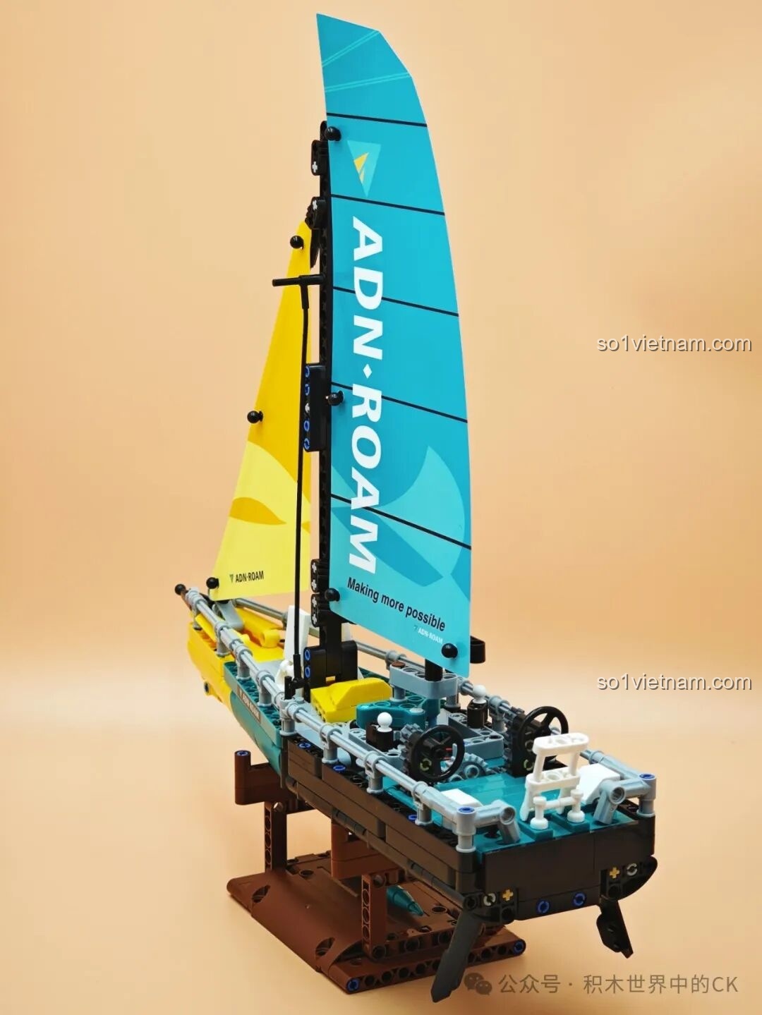 Toàn cảnh mô hình Thuyền Buồm Vượt Biển JIESTAR 58123