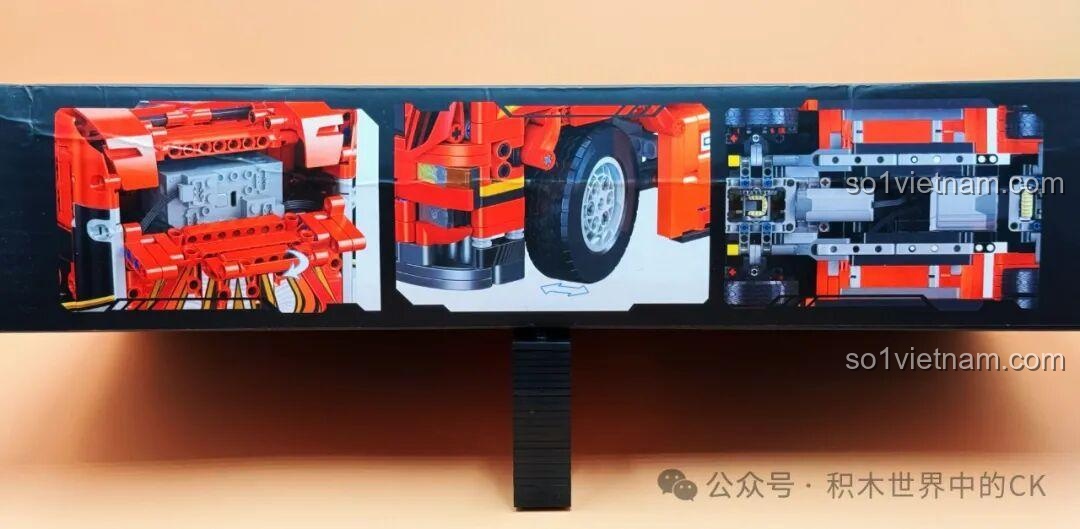 Phụ kiện điều khiển từ xa cho bộ lắp ghép Jie Star JJ9070 Xe Đầu Kéo Scania, đồ chơi mô hình xe tải Scania.