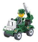bộ lắp ghép Xe Tuần Tra Quân Sự JIESTAR 23002 giá rẻ cho bé trai 6 tuổi có minifigure lính