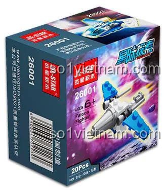 Hộp đồ chơi lắp ráp 26001 JIESTAR Tàu Chiến Chim Ưng, bộ lắp ghép cho bé trai 6 tuổi, chất lượng tốt
