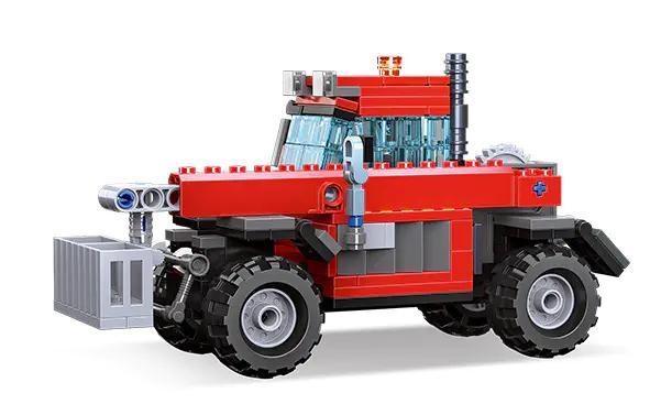Hộp đồ chơi mô hình Xe Nâng Công Trình Jiestar 52022, món quà sáng tạo cho con trai 6 tuổi.