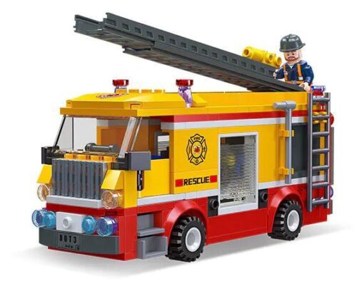 Bộ lắp ghép JIESTAR 52035 Xe Cứu Hỏa Phun Bọt 258 mảnh chất lượng cao cho bé trai 6 tuổi giá tốt