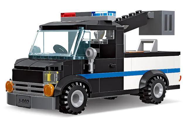 bộ lắp ghép Xe Cứu Hộ Cảnh Sát JIESTAR 54108 cho bé trai 6 tuổi giá tốt