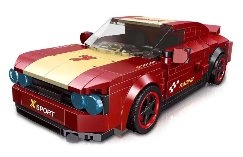 bộ lắp ghép Dodge Challenger SRT JIESTAR 58015, đồ chơi mô hình xe đua cho bé trai 6 tuổi, thiết kế chân thực, giá tốt