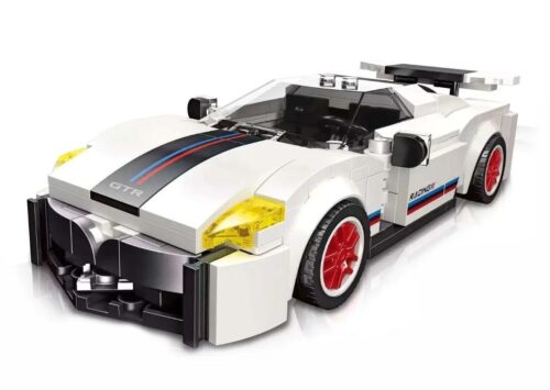 Bộ lắp ráp JIESTAR 58017 Nissan GT-R50, mô hình xe đua siêu tốc độ cho bé trai 6 tuổi, giá tốt.