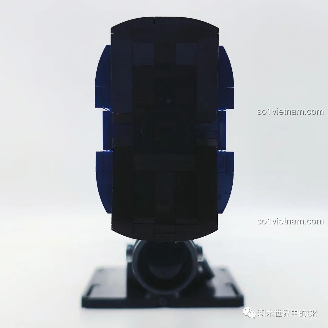 Đế trưng bày của bộ JIESTAR 58023 có in tên viết tắt của súng 'H-P-R', tăng thêm tính chuyên nghiệp.