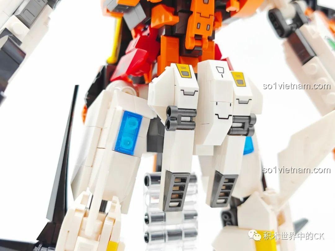 Chi tiết khớp nối JIESTAR Gundam Kyriosgn-003, bộ lắp ghép robot chiến binh tương lai, khớp nối linh hoạt.