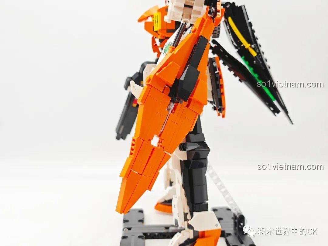 Chi tiết cánh tay JIESTAR 58030 bộ lắp ghép Gundam Kyriosgn-003, khả năng biến hình, giá tốt.