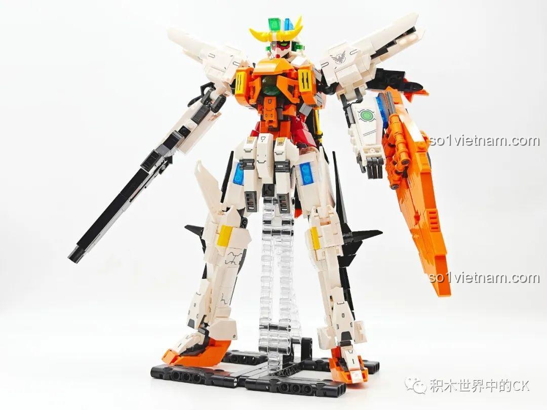 Lắp ráp cánh và vũ khí JIESTAR Gundam Kyriosgn-003, đồ chơi mô hình cho bé trai 8 tuổi, giá tốt.