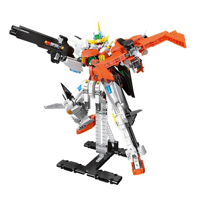 JIESTAR 58030 bộ lắp ghép Gundam Kyriosgn-003, mô hình robot chiến binh tương lai cho bé trai 8 tuổi, giá tốt.
