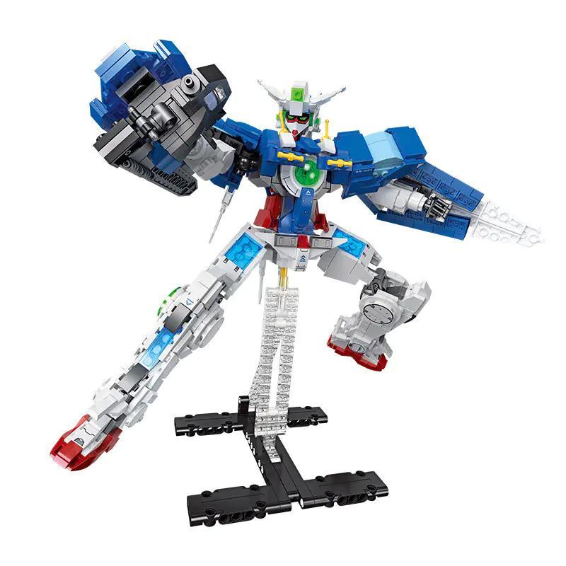 Bộ lắp ghép Gundam Exia JIESTAR 58031, mô hình robot chiến binh thép khớp nối linh hoạt, đồ chơi cho bé trai 8 tuổi, giá tốt