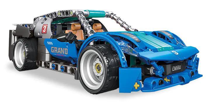 Siêu xe Emira JIESTAR 58134 bộ lắp ghép đồ chơi xe đua tốc độ cao cho bé trai 6 tuổi