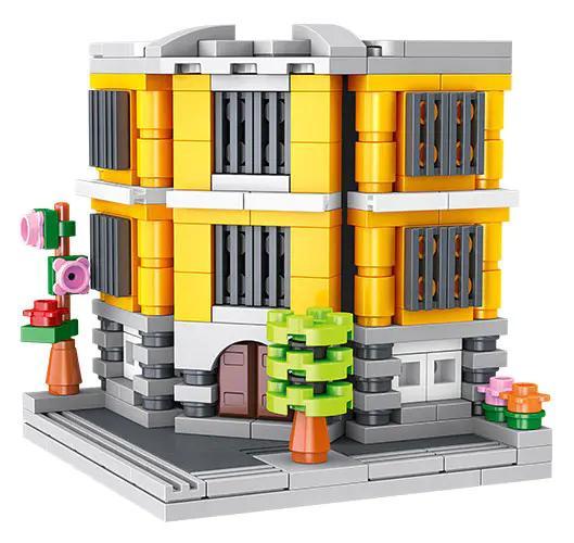 Bộ lắp ghép Cửa hàng tạp hóa JIESTAR 59077 giá tốt, mô hình phố mini chi tiết cho bé 6 tuổi