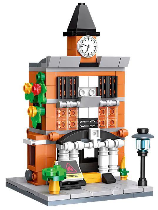 Bộ lắp ghép Sở Cứu Hỏa Mini JIESTAR 59078, đồ chơi mô hình cho bé trai 6 tuổi, giá tốt.