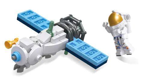 Mô hình đồ chơi lắp ráp JIESTAR 59101 Tàu Vũ Trụ Liên Minh và phi hành gia, phù hợp cho bé trai 6 tuổi, giá rẻ.