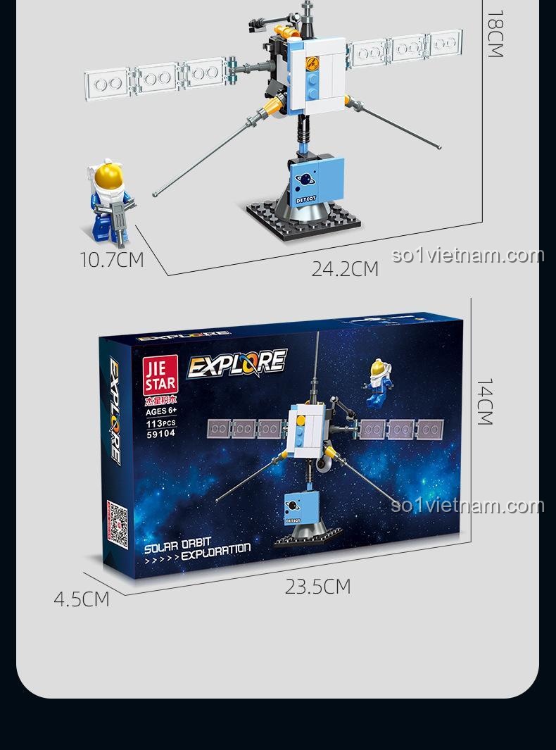 Poster quảng cáo chung cho dòng Galaxy Explorer, không phải ảnh của riêng sản phẩm 59104.