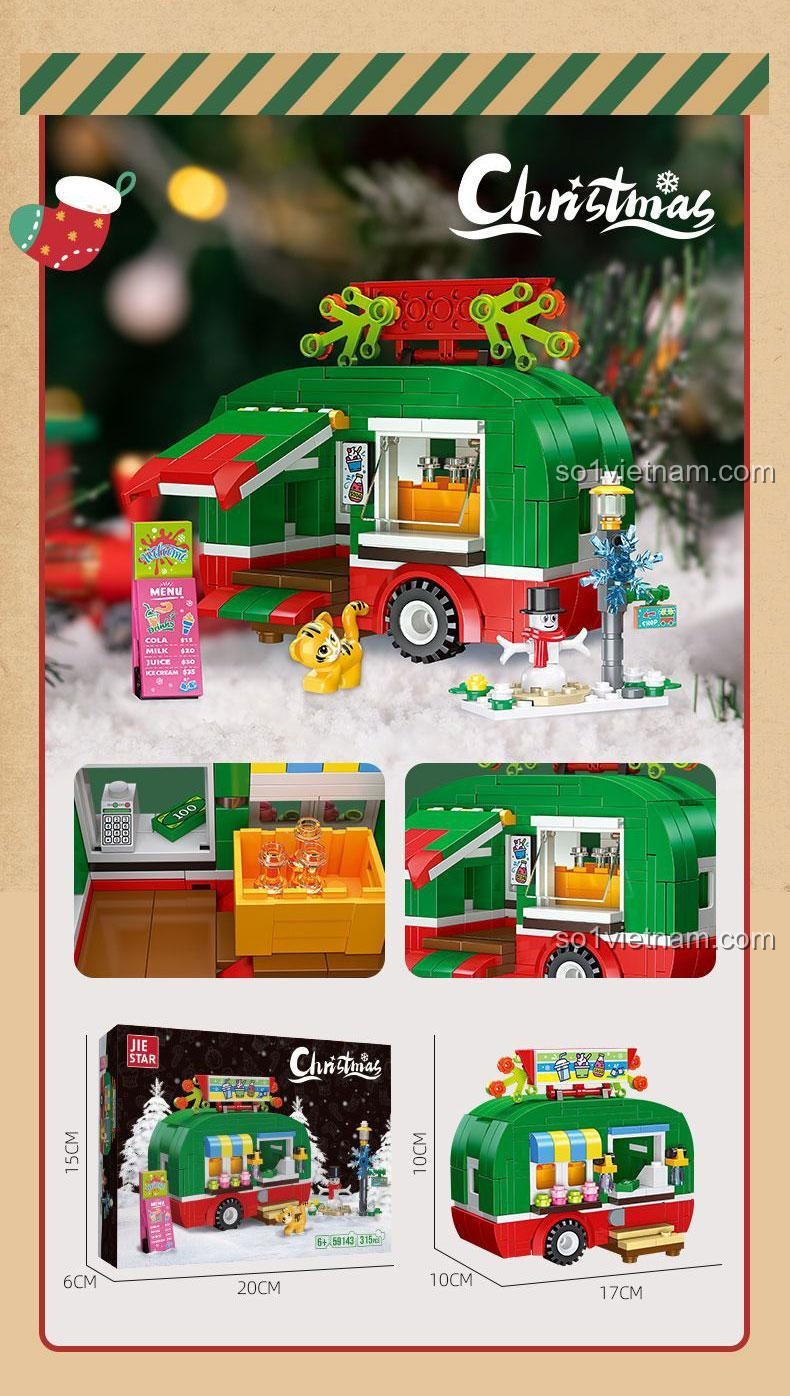 chi tiết đồ chơi mô hình Xe Kem Noel JIESTAR giá rẻ