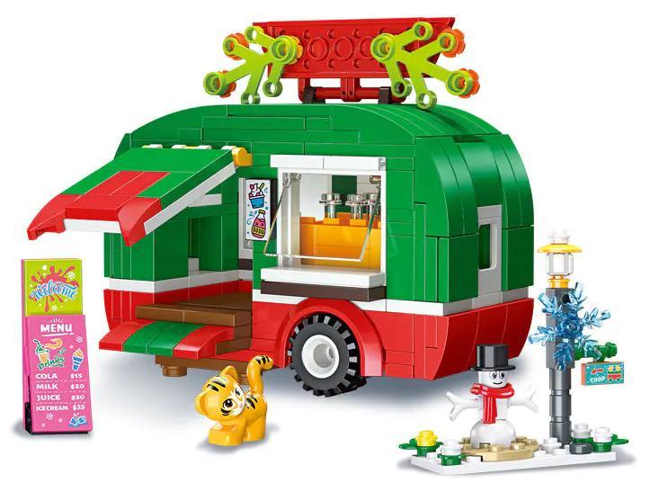 bộ đồ chơi Xe Kem Giáng Sinh giá tốt cho bé 6 tuổi