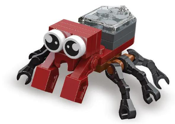 Bộ lắp ghép Mô hình Nhện JIESTAR 59210 giá tốt, đồ chơi lắp ráp Nhện dễ thương cho bé 6 tuổi, rèn luyện khéo léo ngón tay.