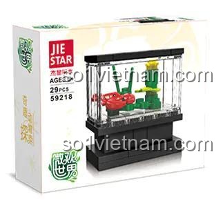 Hộp đồ chơi mô hình JIESTAR 59218 Bể tôm hùm, quà tặng sáng tạo cho con trai và con gái.