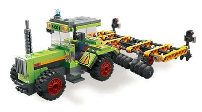 Bộ lắp ghép Máy cày lật JIESTAR 59224, đồ chơi mô hình Máy xới đất nông nghiệp cho bé trai 6 tuổi, giá tốt