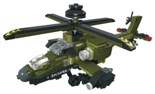 bộ đồ chơi Biệt Đội Hải Lục Không JIESTAR 61022 mô hình trực thăng quân sự màu xanh lá, phù hợp bé trai 6 tuổi, giá tốt.