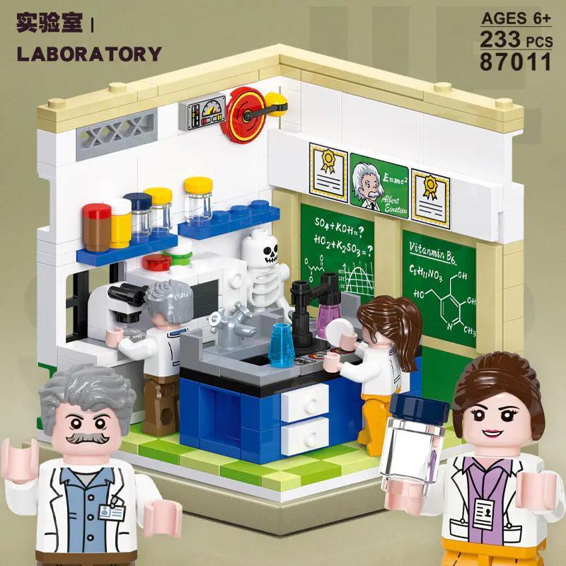 Bộ lắp ghép JIESTAR 87011, đồ chơi giáo dục STEM cho bé 6 tuổi, khám phá thế giới thí nghiệm giá tốt.