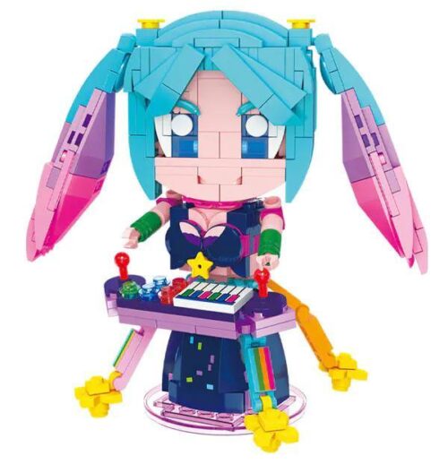 Bộ lắp ghép JIESTAR 87306-2 Nữ Thần Điện Tử Sona Q-version, đồ chơi mô hình Sona Liên Minh Huyền Thoại cho bé gái 6 tuổi, giá tốt.