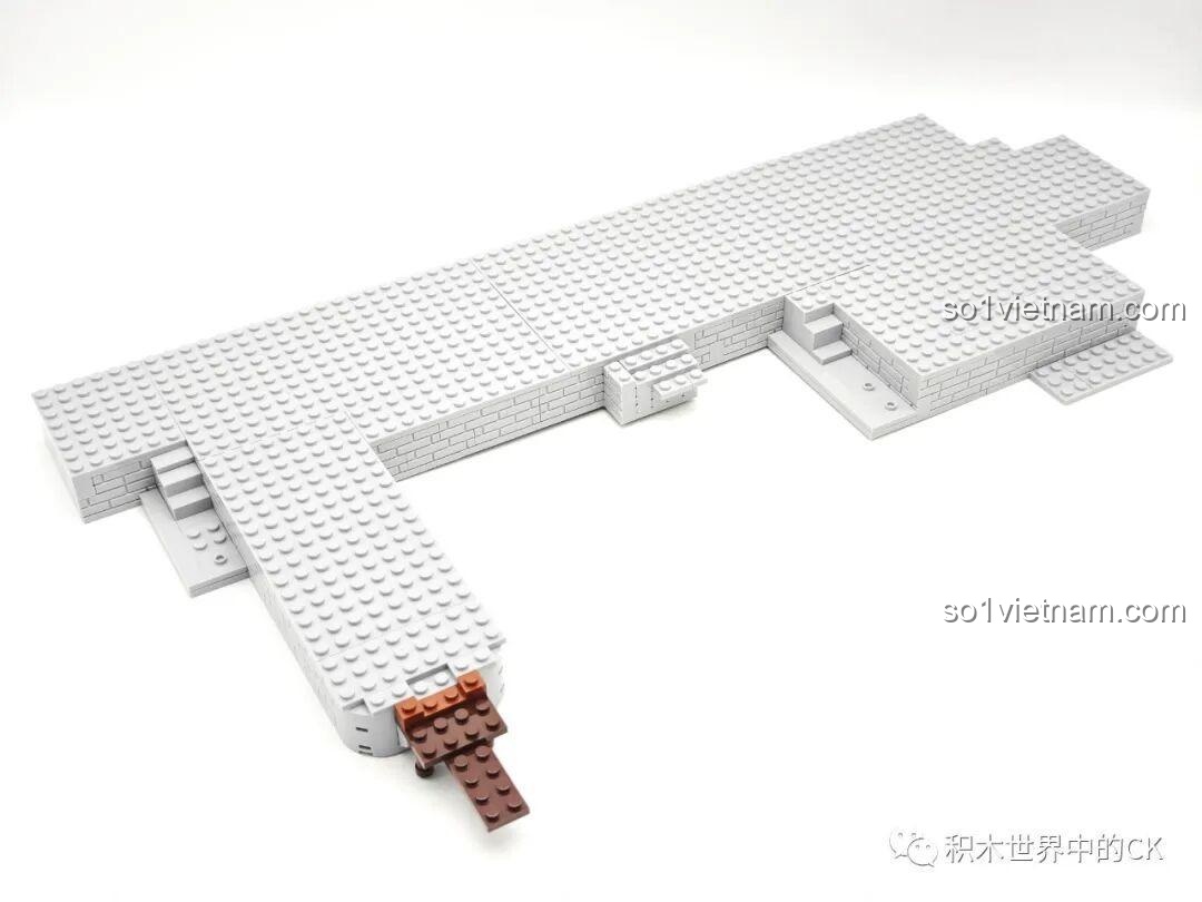 Các đế lắp ráp cơ bản của bộ lắp ghép JIESTAR Cảng Trung Cổ 89152, nền tảng vững chắc