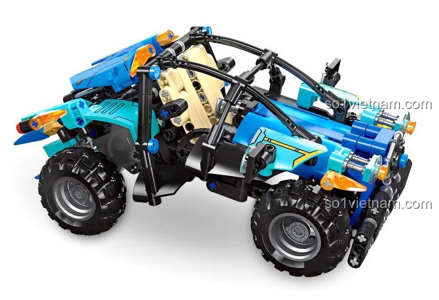 Đồ chơi lắp ráp JIESTAR 91006 Xe Kéo Lùi X-1, bộ xếp hình xe đua cho bé trai 6 tuổi, phát triển tư duy sáng tạo.