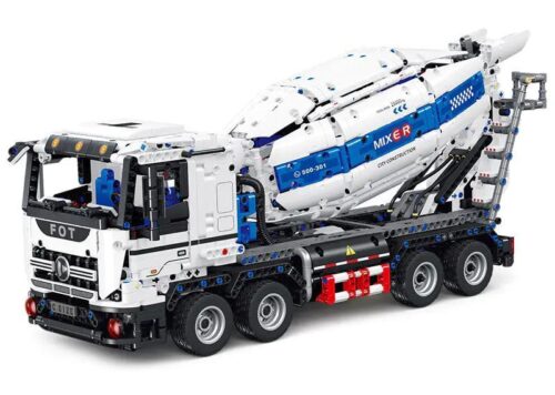 Hộp bộ lắp ghép JIESTAR FF11012 Xe Trộn Bê Tông, đồ chơi xây dựng điều khiển từ xa có động cơ pin, chất lượng cao cho bé trai 14 tuổi.
