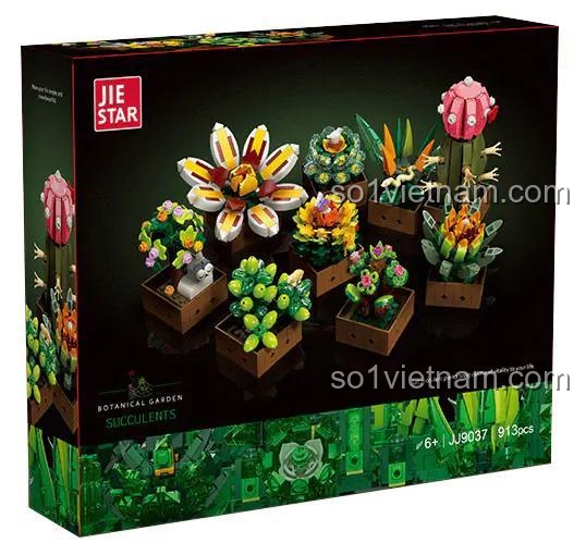 bộ lắp ghép Vườn Cây Mọng Nước, đồ chơi mô hình Cây Cảnh Mini Lắp Ghép, cho Mẹ có con 6 tuổi, giá tốt