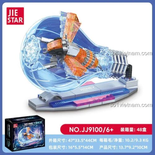 Hộp đồ chơi mô hình JIESTAR JJ9100 Ong máy tương lai, quà tặng sáng tạo cho con trai.