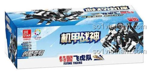 Hộp sản phẩm JIESTAR 20074 Đặc Cảnh Phi Hổ Đội: Cơ Giáp Thần Chiến