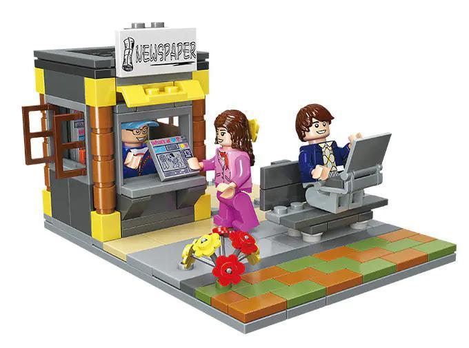 Bộ lắp ghép JIESTAR 20521 Tòa soạn báo Fichi tái hiện cuộc sống thành phố với 181 chi tiết, phù hợp cho bé trai 6 tuổi