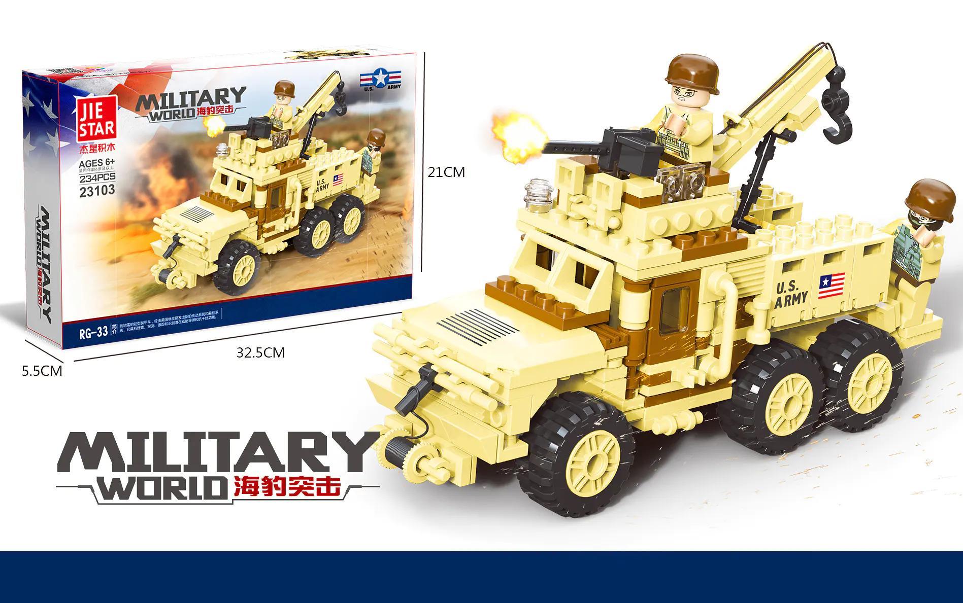 Xe Tăng RG-33 Quân Đội JIE STAR 23103 234 Mảnh