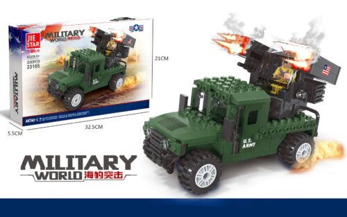 Bộ đồ chơi Xe Tên Lửa Tấn Công Quân Đội JIESTAR 23105, Xe Tên Lửa Tấn Công, Xe Tấn Công Quân Đội, Xe Quân Sự, Xe Tên Lửa, Xe Tấn Công, Xe Tên Lửa Tấn Công Tự Hành, Xe Tên Lửa Tấn Công Tự Hành Quân Đội, Xe Tên Lửa Tấn Công Tự Hành Mỹ, Xe Tên Lửa Tấn Công Tự Hành U.S. Army, 230 chi tiết, phù hợp cho bé trai 6 tuổi, giá tốt