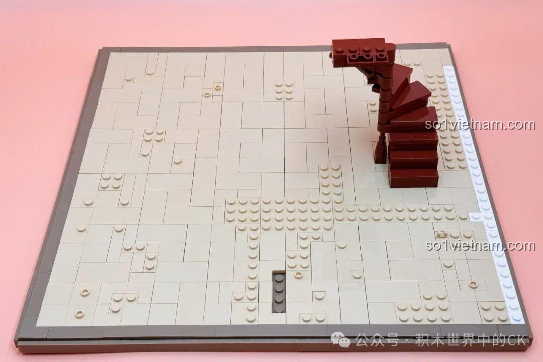 Mô hình lắp ghép JIESTAR 57015 Thư viện Châu Âu - nội thất chi tiết