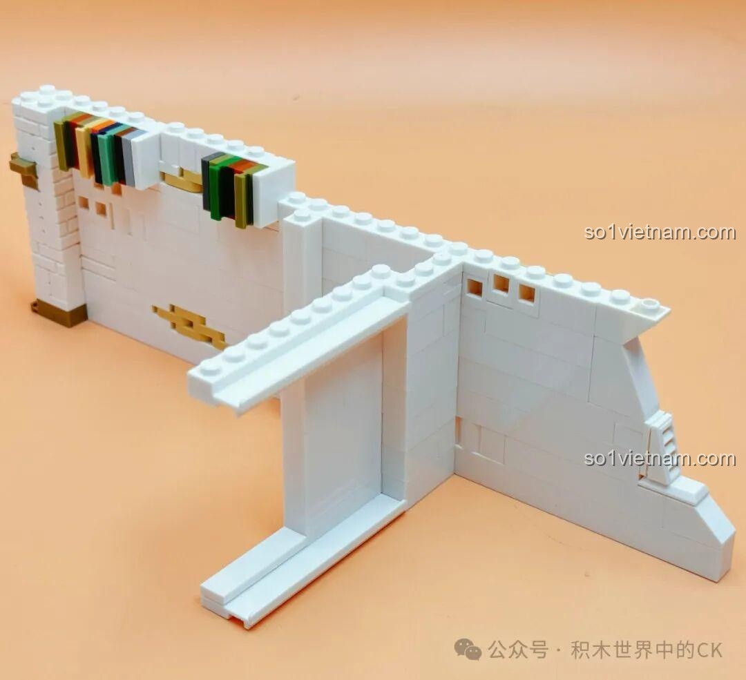 Mô hình lắp ghép JIESTAR 57015 Thư viện Châu Âu - tủ sách