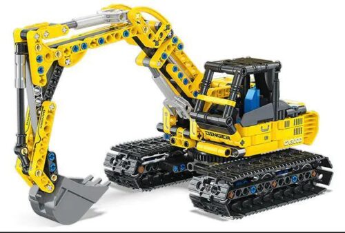 JIESTAR 57017 Máy xúc bánh xích 399 chi tiết Tương thích LEGO® Technic cho bé trai 6 tuổi
