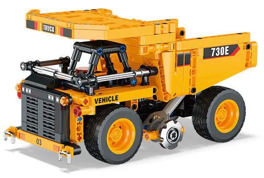 JIESTAR 57018 Xe tải mỏ lắp ráp, bộ đồ chơi xây dựng cho bé trai 6 tuổi, chi tiết chân thực, 405 mảnh