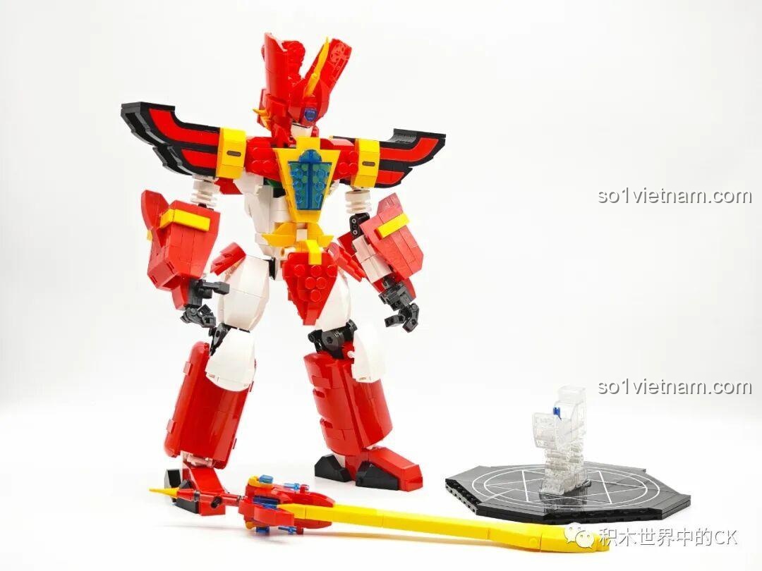 Chi tiết chân Robot Chiến Binh Trái Đất JIESTAR 58033
