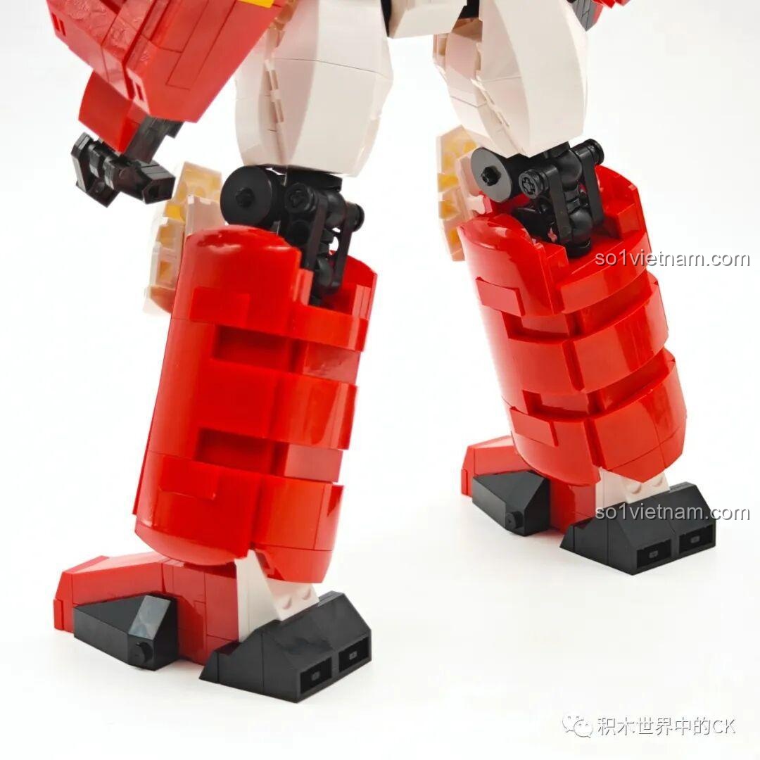 Chi tiết tay Robot Chiến Binh Trái Đất JIESTAR 58033 trên nền sáng tạo