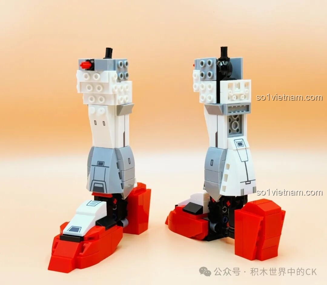 Quá trình lắp ráp phần thân của JIESTAR 58107 God Iron-Blooded