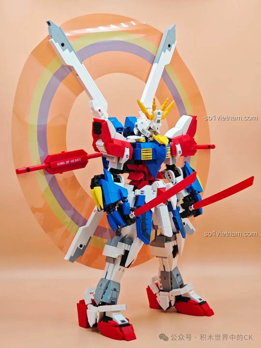 Toàn cảnh mô hình JIESTAR 58107 God Iron-Blooded