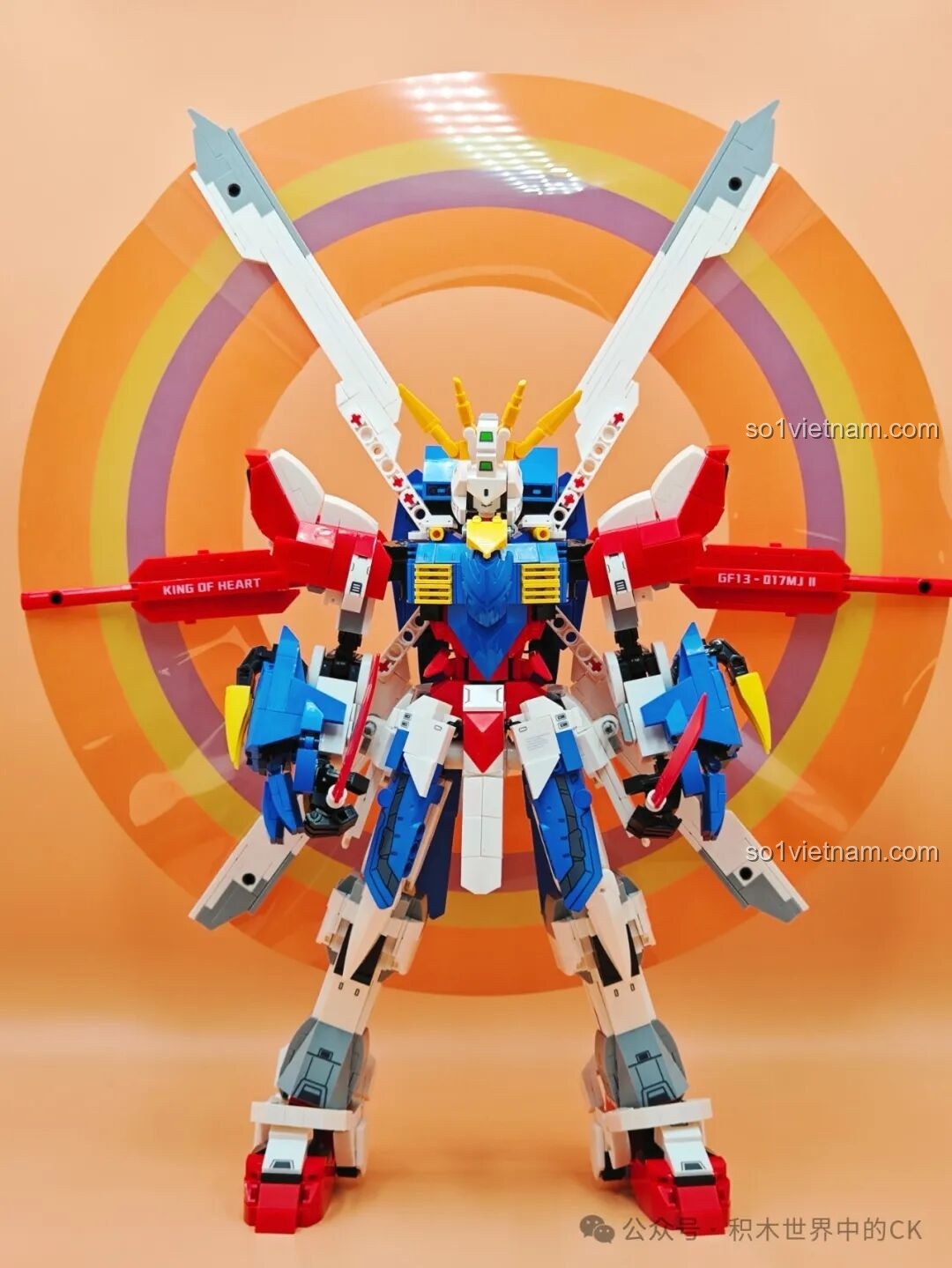 Mô hình JIESTAR 58107 God Iron-Blooded nhìn từ bên cạnh