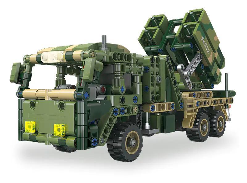 Mô hình xe tên lửa tự hành HQ-6A JIESTAR 58141 lắp ráp chi tiết